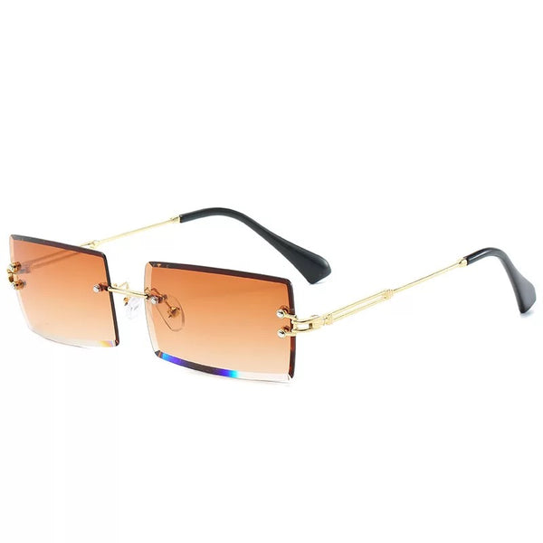 Star Rimless Unisex Sunglasses