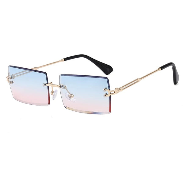 Star Rimless Unisex Sunglasses