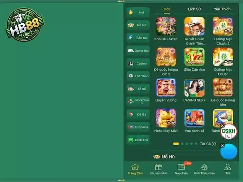 Tải App HB88 – Trải Nghiệm Đỉnh Cao Trong Thế Giới Bắn Cá Trực Tuyến