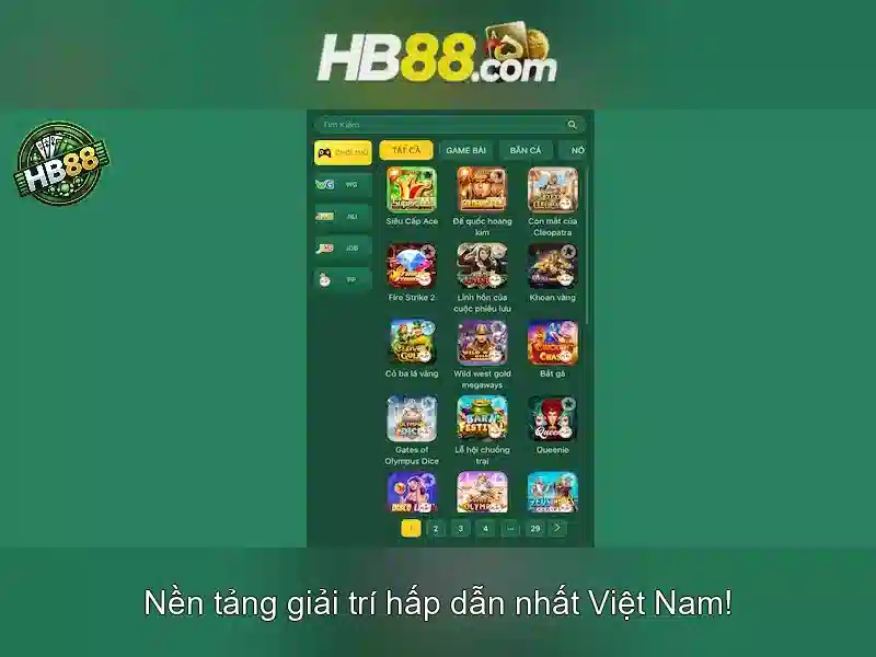 HB88 Game – Trải Nghiệm Đỉnh Cao