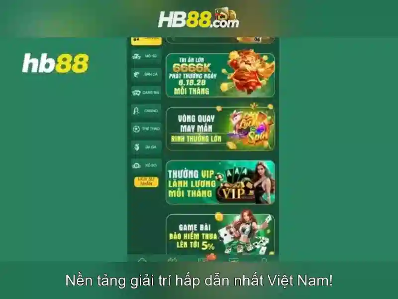 HB88 Slot – Trải Nghiệm Đỉnh Cao Trong Thế Giới Slot